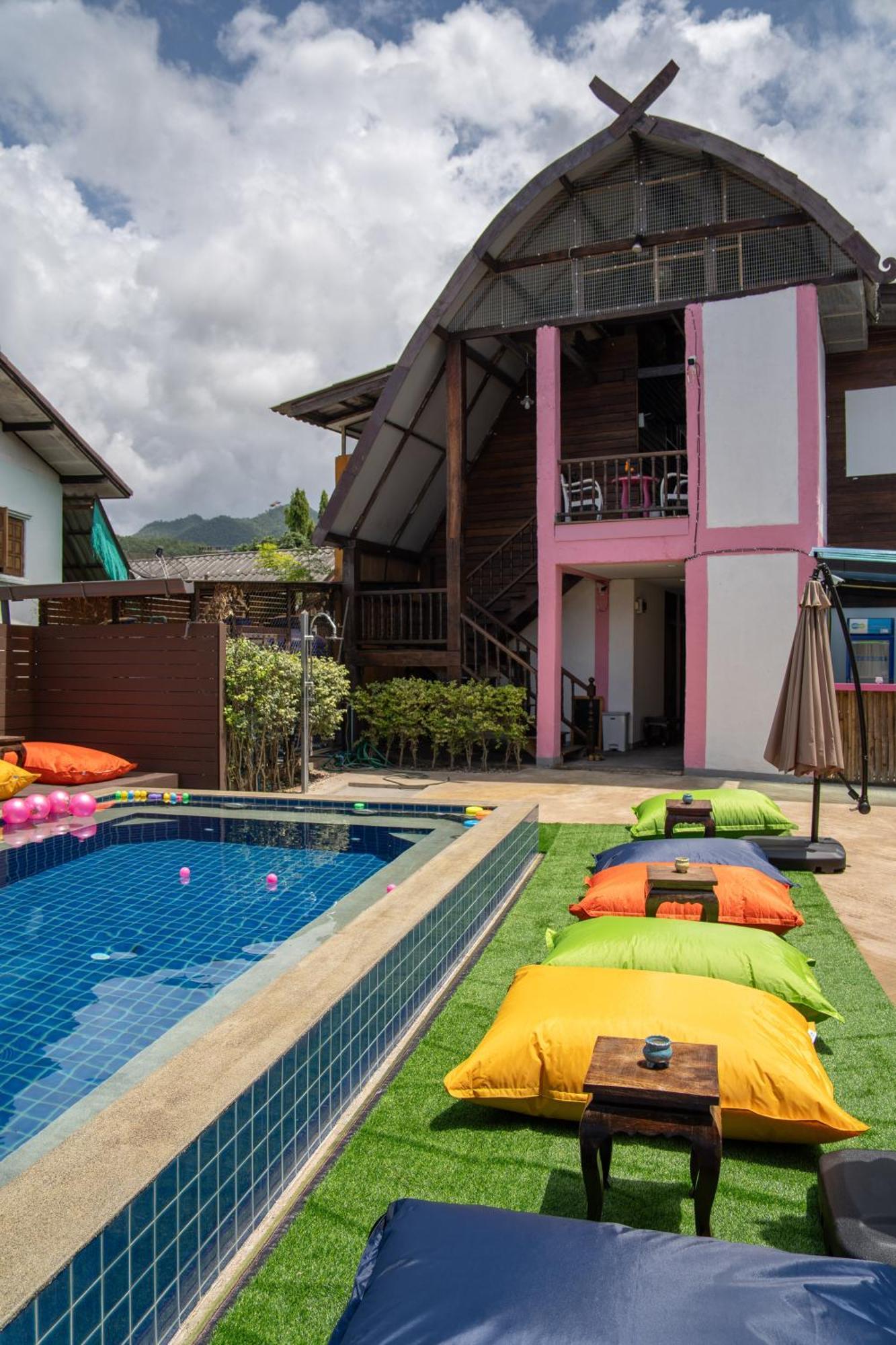K-Bunk Hostel Pai Walking Street Exterior photo